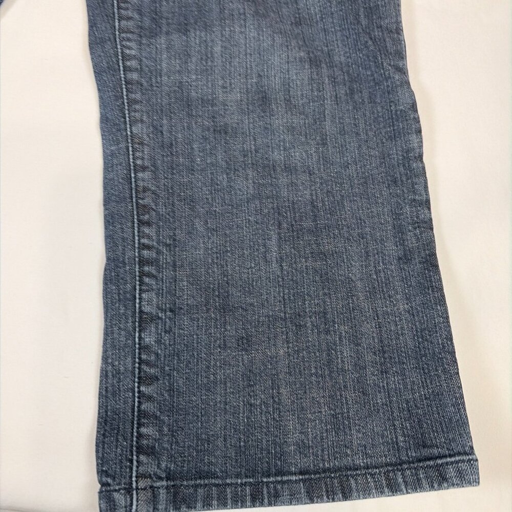 Chico's Dark Wash Cropped Ankle Jeans - Picture 3 of 8